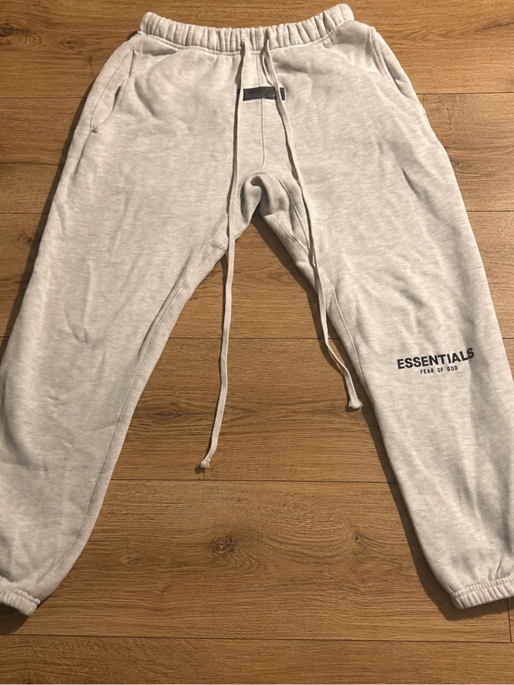 Essentials mens grey sweatpants